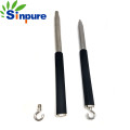 Sinpure OEM Stainless Steel Telescopic Snake Hook with Grip Handle